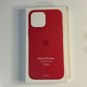 iPhone 13 Pro Max Red Silicone Case